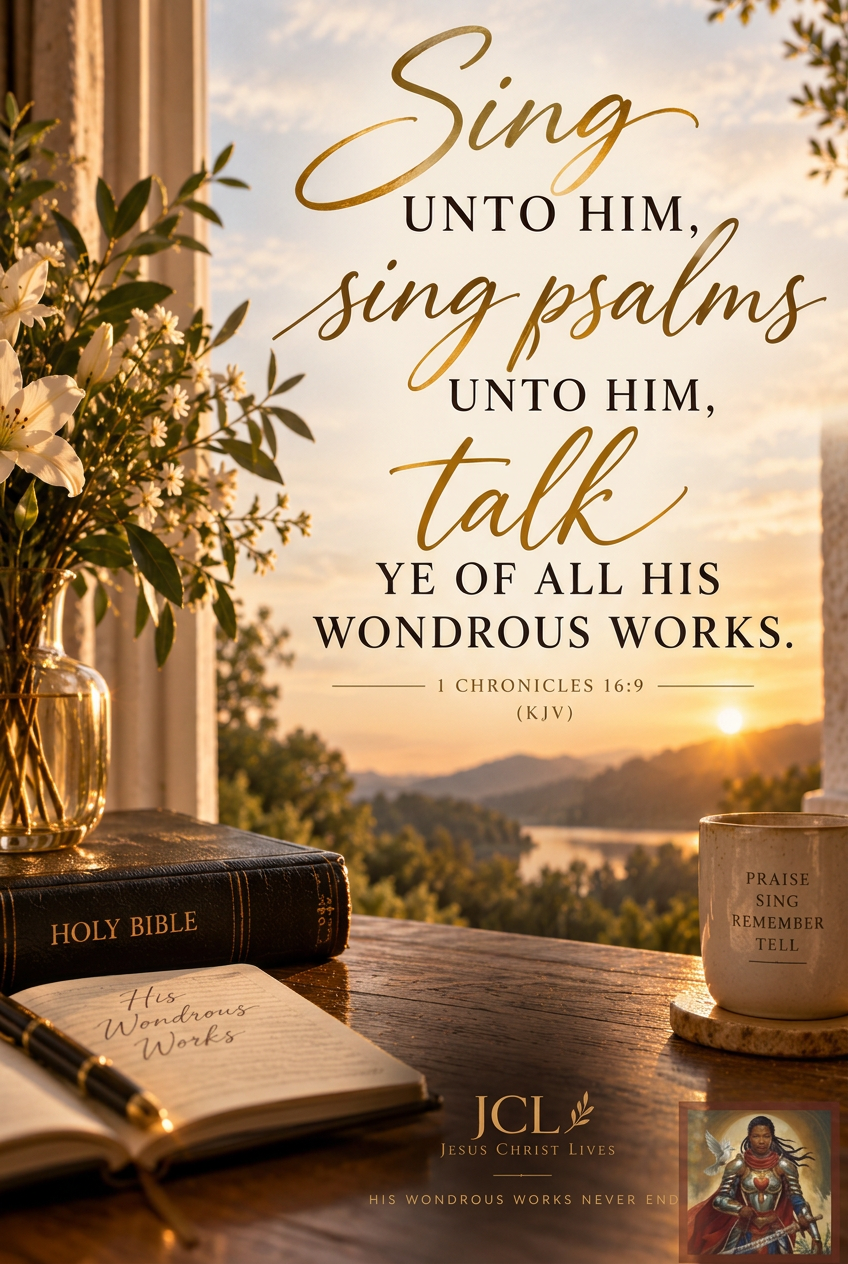 1 Chronicles 16:9 watermarked preview