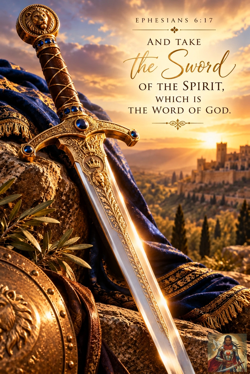 Sword of the Spirit with a smaller watermark